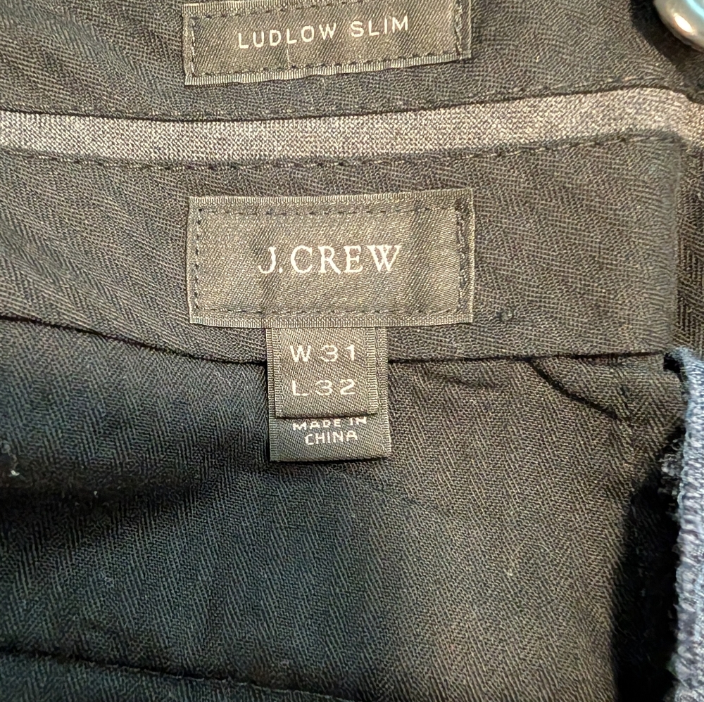 J CREW Ludlow suit 38R jacket 31x32 pants